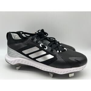 adidas PureHustle Metal Softball Cleats Black EG5634 Women's Size 8.5 NWT